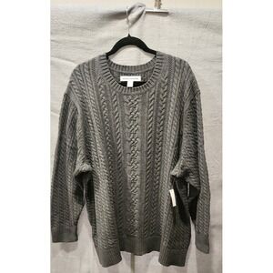 Amazon Essentials Womens Pullover Sweater Gray‎ Size XL